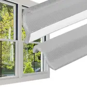 3' Kerf Weather Stripping Door Seal Self Adhesive PU Foam Weather Strip Gray