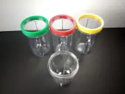 Cup Jar Mug with Handle Compatible with Magic Bullet Blenders 4 cups
