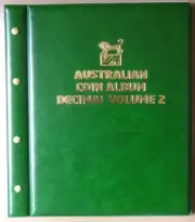 VST AUSTRALIAN DECIMAL COIN ALBUM 2016 to 2023 VOLUME 2 GREEN with MINTAGES