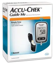 Accu-Chek Guide Me Meter + FastClix Lancets Blood Glucose Monitoring System Pack