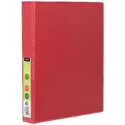 J.Burrows Insert Binder A4 2 D-Ring 25mm Red