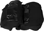 Outanaya Cycling Handlebar Bag Heavy Duty Bike Tool Storage for Mountain Bikes and Motorcycles Durable Canvas Design with Multiple Compartments for Organized Packing