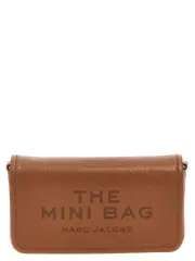 [Marc Jacobs] Marc Jacobs-The Leather Mini Bag Borse A Tracolla Marrone-Donna OS