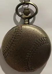 Baseball Pocket Watch NEW Sports Gift Ball Glove Player MVP Award Prize