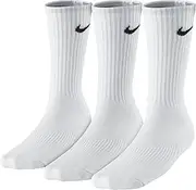 [Nike] Boys' Crew Socks - 3-Pack - Size: 3-5 White/black