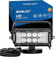 36W LED Work Light Portable Magnetic Base Offroad Floodlight Fog Light Car Truck 4X4 Marine Lamp Working Light 12V
