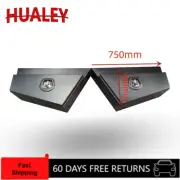 750 L x 230 D x 440H Aluminium Toolbox Tapered Under Tray 4WD Ute Tool Box