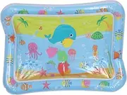 Hohopeti 1Pc Inflatable Crawling Water Cushion for Boy Girl Creative Sensory Stimulation Play Mat with Adorable Ocean Creature Design Safe Activity Pad for Development
