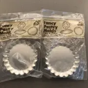 2 - Hoan Fancy Pastry Molds - Made in France, Pkg Of 6, Quiche, Brioche,