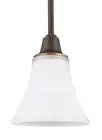 Sea Gull Lighting 6113201-715 Metcalf 1-Light Mini-Pendant in Autumn Bronze