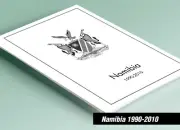 PRINTED NAMIBIA 1990-2010 STAMP ALBUM PAGES (105 pages)