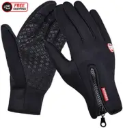 DGBAY Winter Gloves, Men'S Cycling Gloves with Touch Screen Fingers,Water Resist
