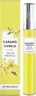 Vanilla Roller Perfume,Women Roll-On Fragrance Oil,Long Lasting Rollerball Travel Mini Perfume,Vegan,Portable,10ML/0.34FL.OZ