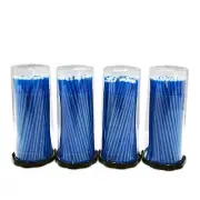 800 (8 Kegs) Blue Dental Micro Applicator Brushes (Regular Tips) Eyelash Mascara