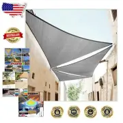 Durable 22' Triangle Sun Shade Sail - 95% UV Protection & Water Resistant Canopy