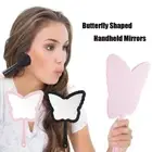 with Handle Butterfly Shaped Handheld Mirrors for Student Women Girls