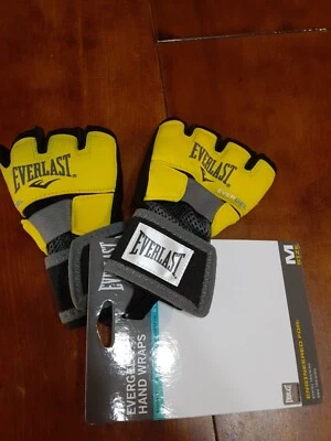 Everlast Evergel Handwraps -Yellow - Size Medium