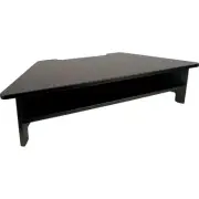 Victor High Rise Collection Monitor Stand 27 x 11 1/2 x 6 1/2-7 1/2 Black DC050