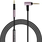 FAAEAL Replacement Upgrade Cable for Sennheiser Momentum 2.0/1.0, HD1, HD 4.50 SE, 450BT, 4.40, 4.30G Headphones - In-Line Mic Control Cord for iOS/Android 4.9ft