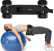 Premium Microfiber Leather Hip Thrust Belt - Thickened & Widened Gym Equipment with Anti-Slip Padding，Supports Dumbbells/Kettlebells/Weight Plates，Home & Workout Fitness Gear