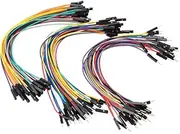 8inch / 20cm Male to Female Dupont Wire, Male to Male, Female to Female Breadboard Jumper Wire Ribbon Cables kit for Arduino Raspberry Pi 2/3 (90 PCS)