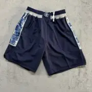 Mitchell & Ness Georgetown University Mens 40 M Navy Shorts 95-96 College