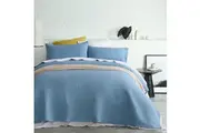 Accessorize Dexter Blue Coverlet Set Queen/King