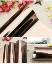 Window Film Anti-UV Silver Bronze One Way Mirror Solar Reflective Tint 1.52x60m