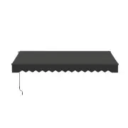 ALEKO Retractable Home Garden Patio Canopy Awning 13 x 10 ft Black Color