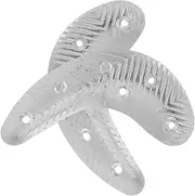 1Pair Metal Heel Repair Plates for Men Shoes Slip Protection Easy Installation Durable Heel Guard Pads for Boot and Shoe Sole Repair Compatibility