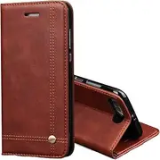 LYX for Huawei P10 Plus Crazy Horse Texture Horizontal Flip Case with Holder & Card Slot & Wallet (Black) Shockproof (Color : Brown)