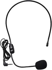 KAILIKETIY 3pcs Head-Mounted Gaming Mic Microphone Loudspeaker Portable Voice Amplifier Speaker for Gaming Teaching Presentations