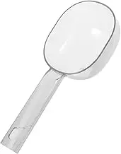 SOLUSTRE Multi Purpose Plastic Long Handle Spoon for Flour Grains Rice and Sugar Kitchen Scoop for Dry Foods Easy to Clean Measuring Tool Essential Cooking Utensil