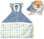 Soft Dog Blanket,Thermal Dog Clothes Blanket | Soft Dog Winter Coat with Hat, Kitten Thicken Cloak Blanket, for Small Medium Dogs and Cats