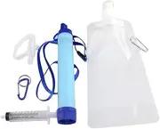 Portable s Water Filter Camping Hiking Water Purifier Water Cleaner Ultrafiltration Saving Water Purification Suction Tube Micro Clarifier
