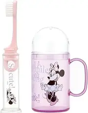 Skater TRKS1-A Portable Toothbrush, Travel Set, Children, Toothbrush Case, Disney, Minnie Mouse, Girls, Outing, Elementary School, Kindergarten, Nursery School, Traveling