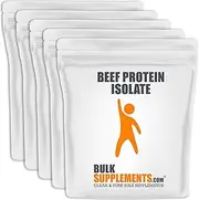 BulkSupplements.com Beef Protein Isolate Powder - No Sugar Added, Gluten Free, Lactose Free Protein Powder, Keto Friendly - 25g of Protein - 30g per Serving (5 Kilograms - 11 lbs)