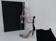 Season 3 Yeezy womens Brand New Clear PVC Ankle Boots Heels Size uk 2 eu 35