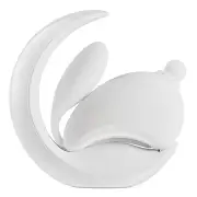 OSUGA Rabbit Moon Sip G-spot Vibrator with Night Light Holder - # White 1pc