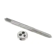 Tap & Die Set HSS 10-24 UNC CNC Thread Pitch Tap & 10-24 UNC Die Right Hand