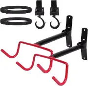 2Pcs Bike Wall Mount Hanger Bike Indoor Storage Rack, Foldable Bicycle Hook for