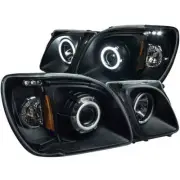 Black Clear Lens CCFL Headlight Assembly w/Halo fits 98-07 Lexus LX470 w/o HID (for: Lexus)