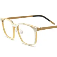 在飛比找蝦皮商城精選優惠-白色牛角眼鏡天然黑牛角光學眼鏡架全框眼鏡框可配鏡