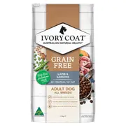 Ivory Coat Grain Free Adult Lamb & Sardine Dry Dog Food - 13kg
