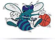 [Rico Industries] NBA Charlotte Hornets Shape Cut Retro Pennant - Home, Living Room, Bedroom, Mancave Decor - Soft Felt Material - Made