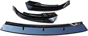 2023 Bumper Lip Chin Diffuser Body Kit Spoiler Deflector Tuning Accessories, Compatible for Tesla Model 3 Y 2017-2023(Y Front Lip Black 2)