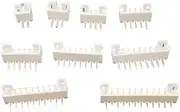 ROBAUN 50Pcs PH 2.0mm Pitch Terminals Plastic Shell Male Plug Right Angle Housing Header Wire Connector 2P/3/4/5/6/7/8/9/10/12 Pin(50PCS_12PIN)
