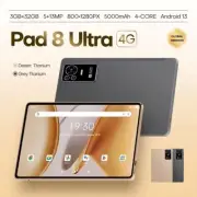 Global 4G Tablet with 10.95 inch Display Face Recognition Unlock and Android 13