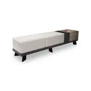 Modern Home LivingHALDIS Bench 180cm(W) x 40cm(D) x 40cm(H) - Warm Oak & Black