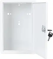 TEHAUX Wall Mounted Milk Case with Lock Durable Plastic for Safe Milk Bottle Storage Space Saving Design for Home Use for Daily Supplies